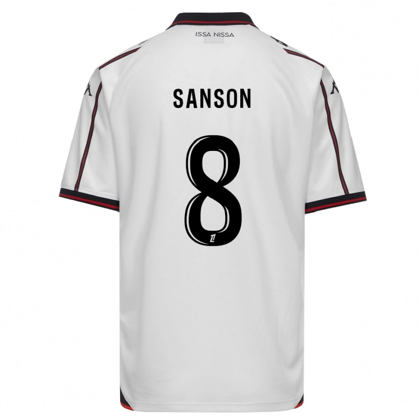 Danxen Herren Morgan Sanson #8 Schwarz Weiß Auswärtstrikot Trikot 2026/27 T-Shirt Schweiz