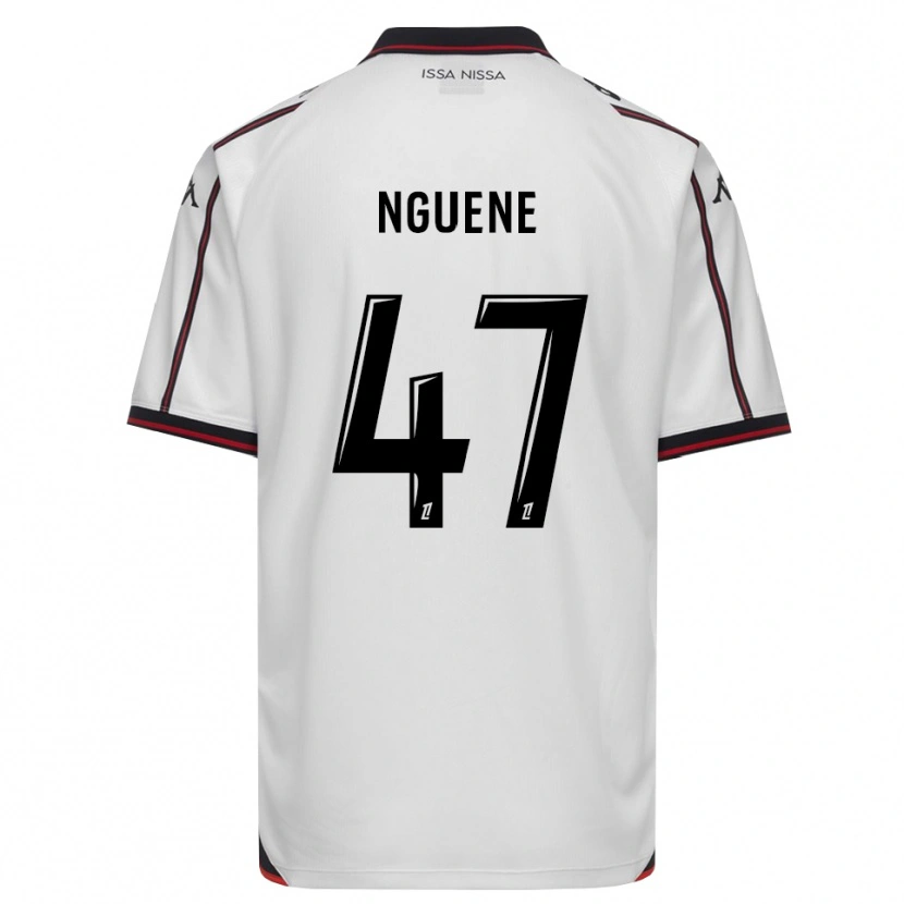 Danxen Herren Bernard Nguene #47 Schwarz Weiß Auswärtstrikot Trikot 2026/27 T-Shirt Schweiz