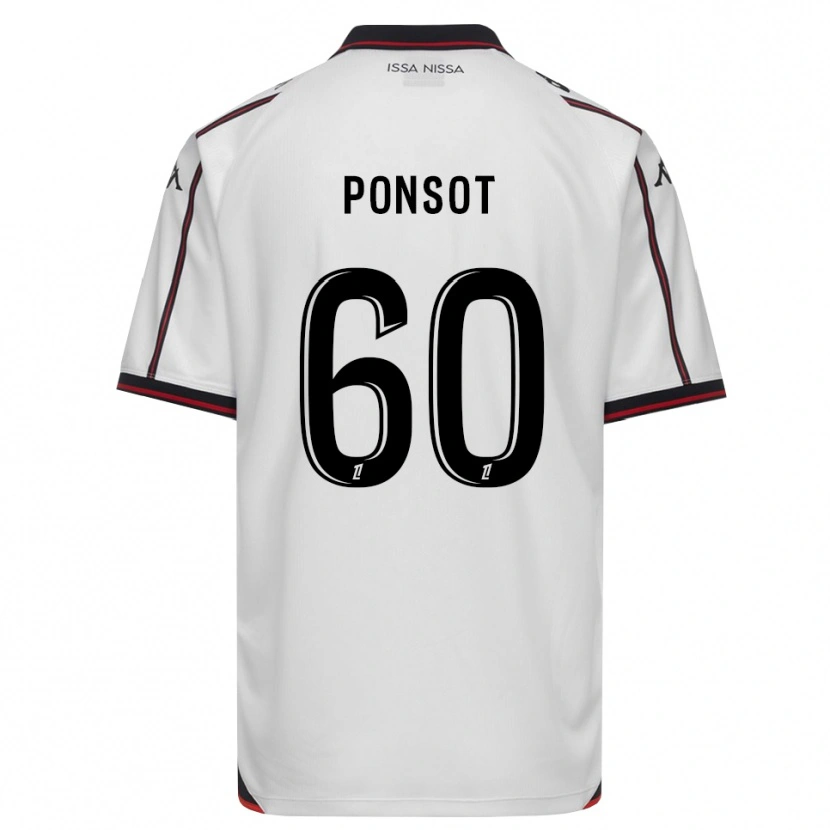 Danxen Herren Martin Ponsot #60 Schwarz Weiß Auswärtstrikot Trikot 2026/27 T-Shirt Schweiz