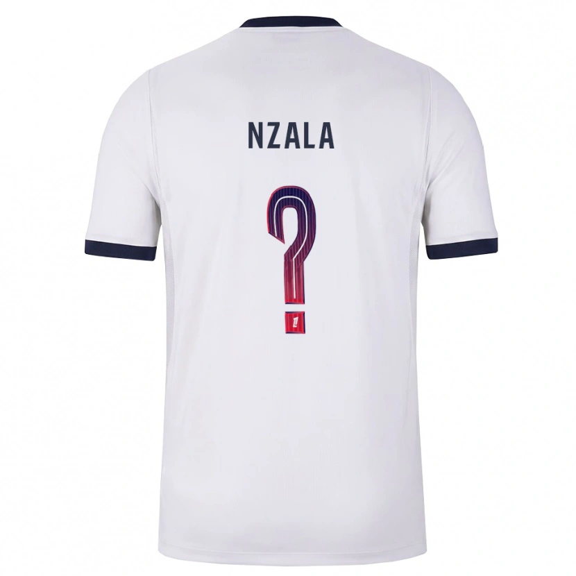Danxen Herren Emmanuel Nzala #0 Weiß Schwarz Rot Auswärtstrikot Trikot 2026/27 T-Shirt Schweiz
