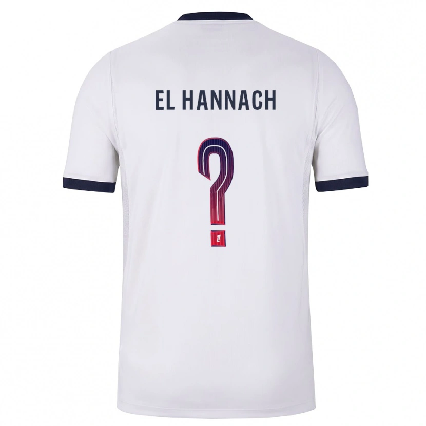 Danxen Herren Younes El Hannach #0 Weiß Schwarz Rot Auswärtstrikot Trikot 2026/27 T-Shirt Schweiz