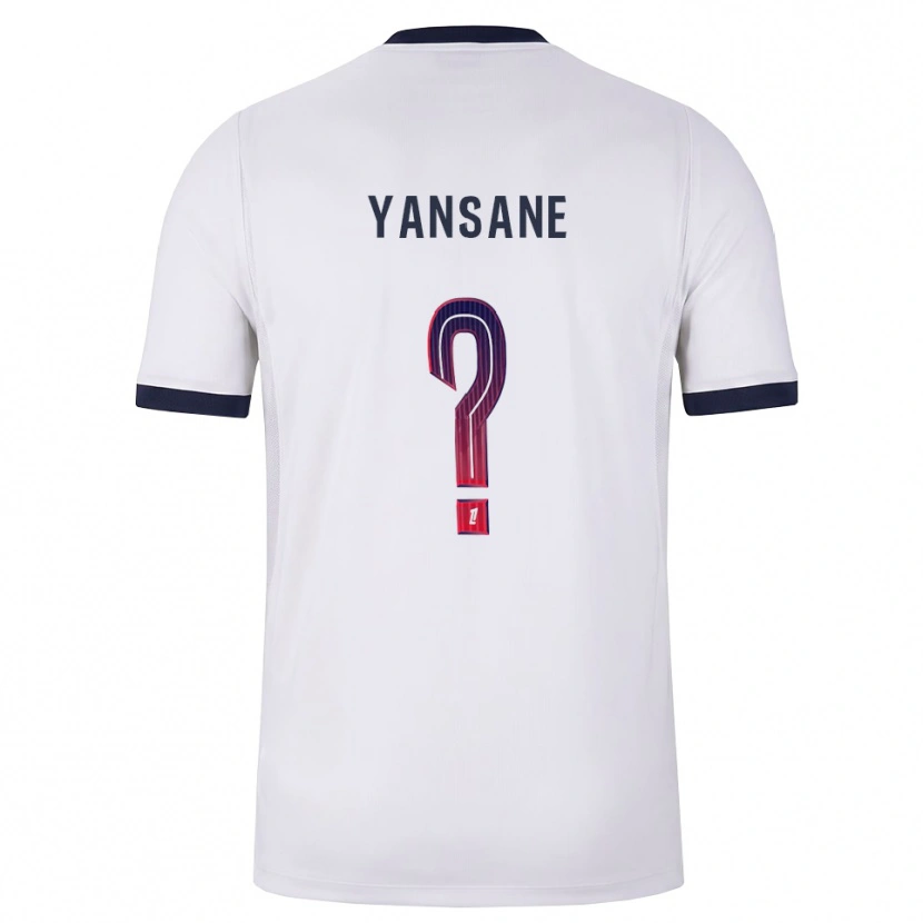 Danxen Herren Sekou Yansane #0 Weiß Schwarz Rot Auswärtstrikot Trikot 2026/27 T-Shirt Schweiz