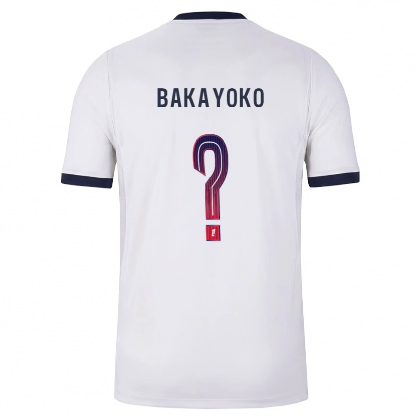 Danxen Herren Ibrahim Bakayoko #0 Weiß Schwarz Rot Auswärtstrikot Trikot 2026/27 T-Shirt Schweiz