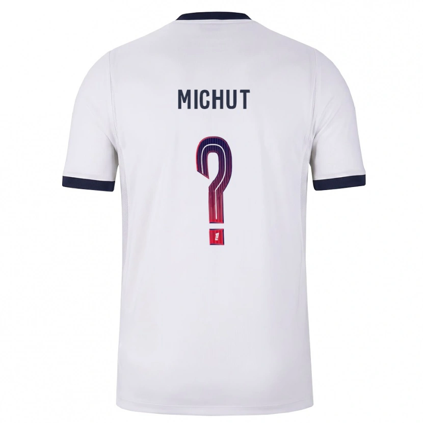 Danxen Herren Etienne Michut #0 Weiß Schwarz Rot Auswärtstrikot Trikot 2026/27 T-Shirt Schweiz