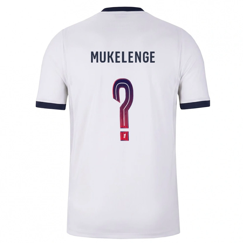 Danxen Herren Christ Mukelenge #0 Weiß Schwarz Rot Auswärtstrikot Trikot 2026/27 T-Shirt Schweiz