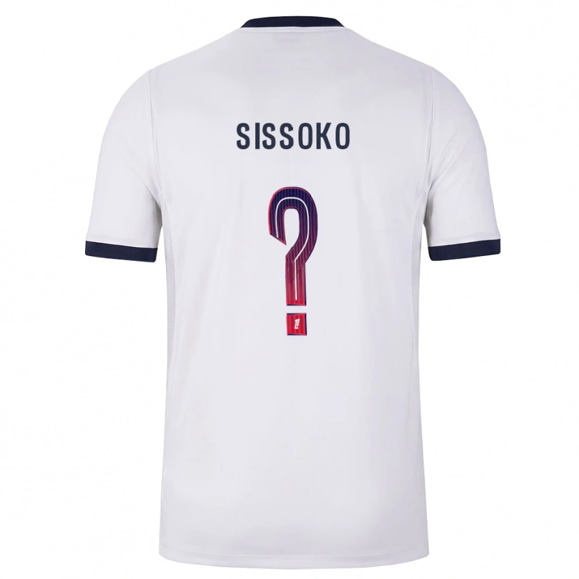Danxen Herren Nassiama Sissoko #0 Weiß Schwarz Rot Auswärtstrikot Trikot 2026/27 T-Shirt Schweiz