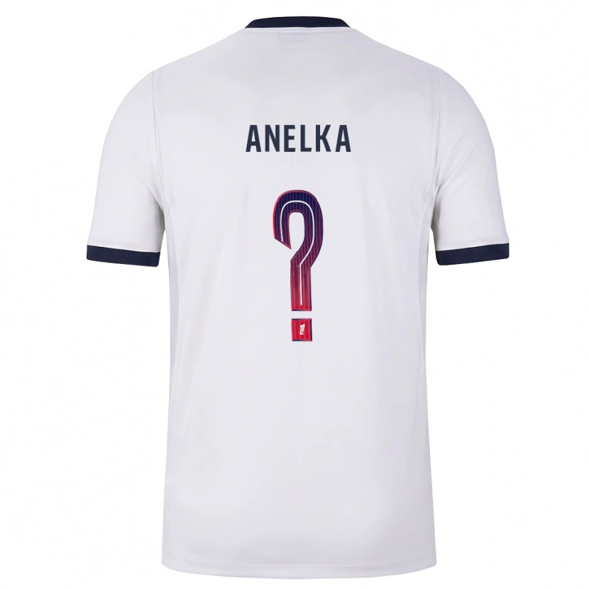 Danxen Herren Kaïs Anelka #0 Weiß Schwarz Rot Auswärtstrikot Trikot 2026/27 T-Shirt Schweiz