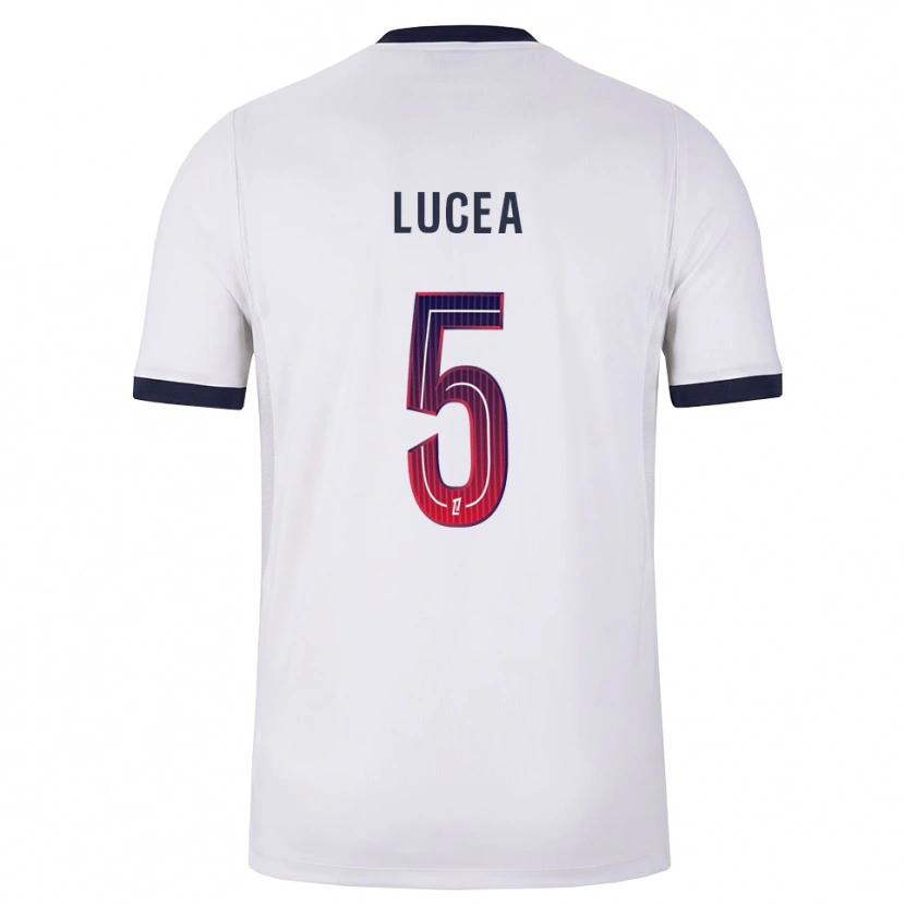 Danxen Herren Dimitri Lucea #5 Weiß Schwarz Rot Auswärtstrikot Trikot 2026/27 T-Shirt Schweiz