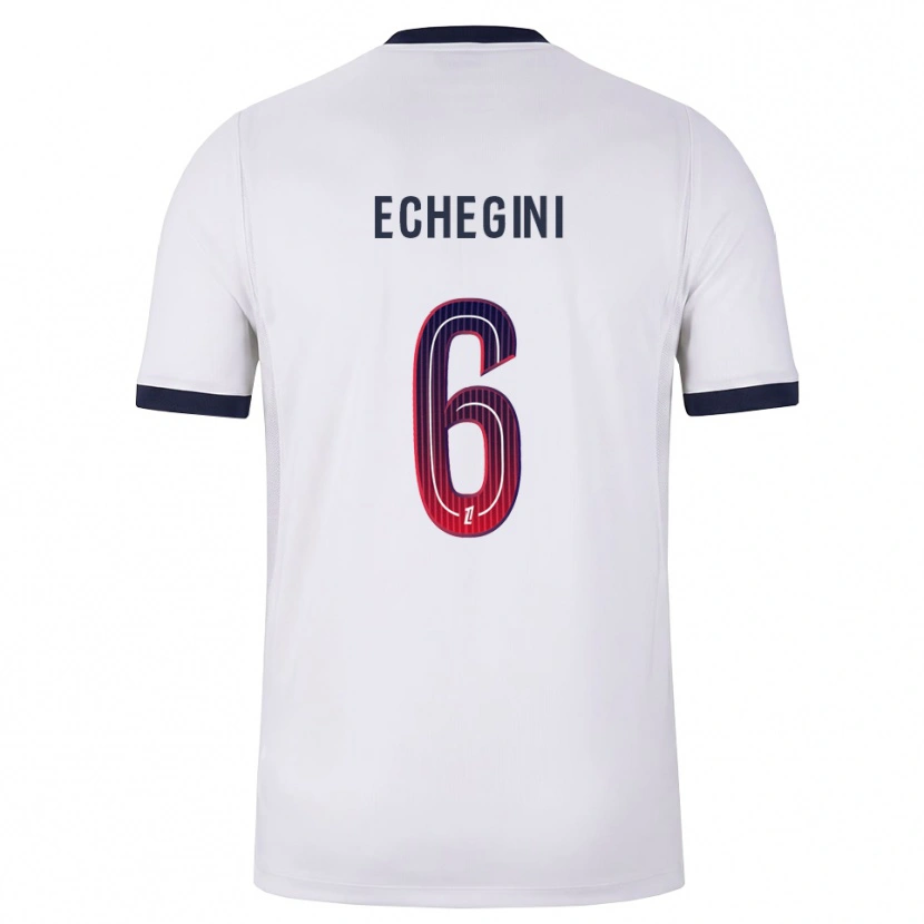 Danxen Herren Joe Echegini #6 Weiß Schwarz Rot Auswärtstrikot Trikot 2026/27 T-Shirt Schweiz