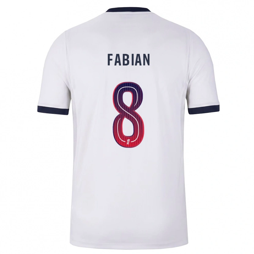 Danxen Herren Fabián Ruiz #8 Weiß Schwarz Rot Auswärtstrikot Trikot 2026/27 T-Shirt Schweiz