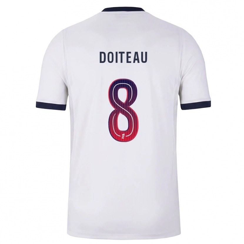 Danxen Herren Benoit Doiteau #8 Weiß Schwarz Rot Auswärtstrikot Trikot 2026/27 T-Shirt Schweiz