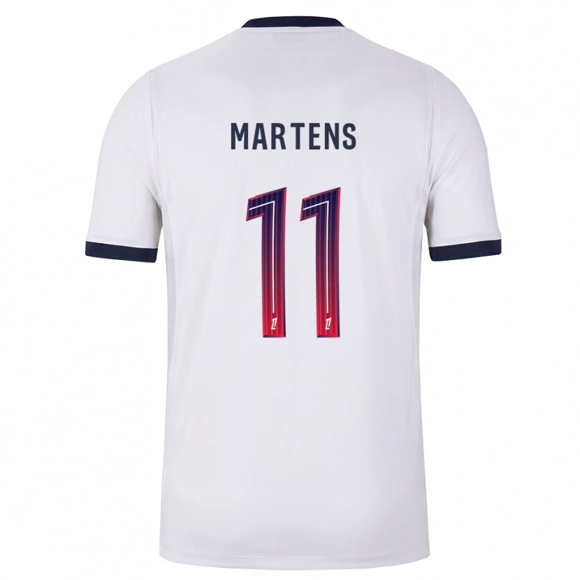 Danxen Herren Lieke Martens #11 Weiß Schwarz Rot Auswärtstrikot Trikot 2026/27 T-Shirt Schweiz
