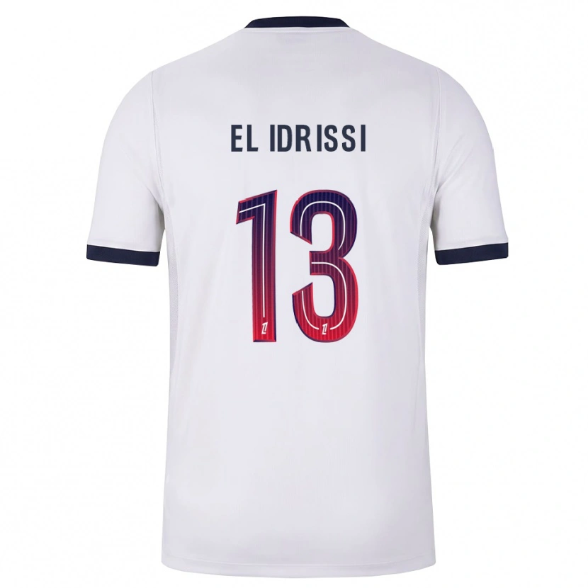 Danxen Herren Mohamed-Amine El Idrissi #13 Weiß Schwarz Rot Auswärtstrikot Trikot 2026/27 T-Shirt Schweiz
