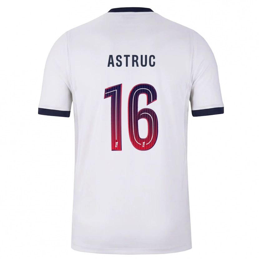 Danxen Herren Maxime Astruc #16 Weiß Schwarz Rot Auswärtstrikot Trikot 2026/27 T-Shirt Schweiz