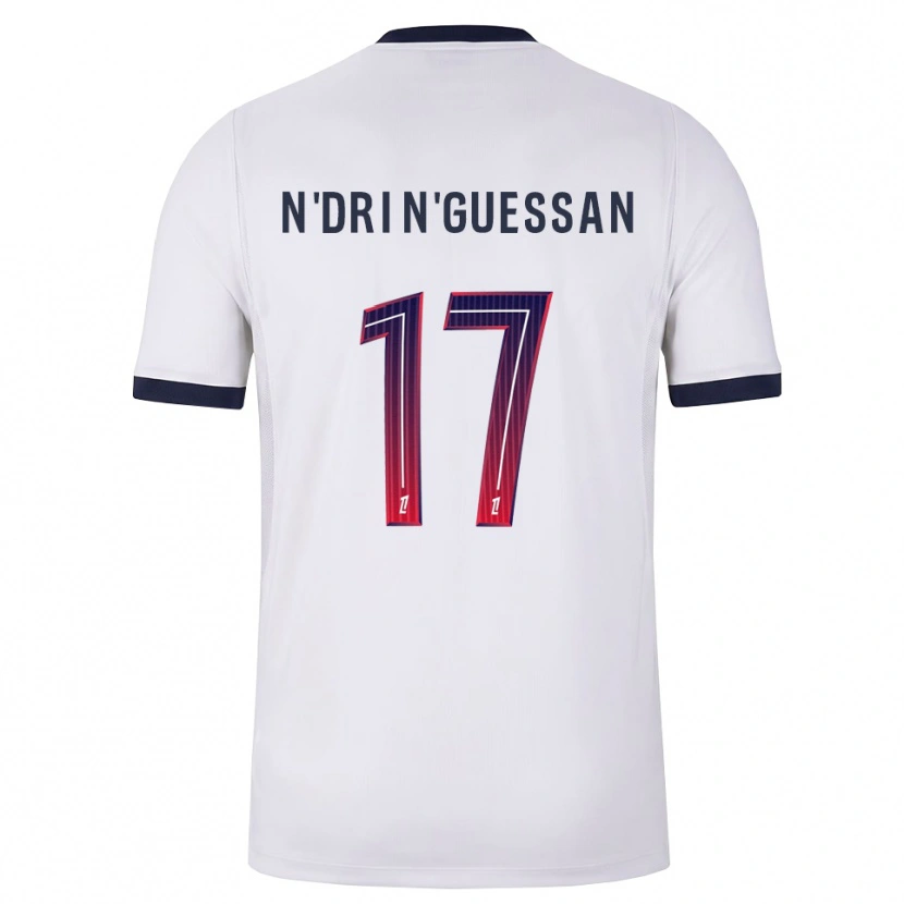 Danxen Herren Landry N'dri N'guessan #17 Weiß Schwarz Rot Auswärtstrikot Trikot 2026/27 T-Shirt Schweiz