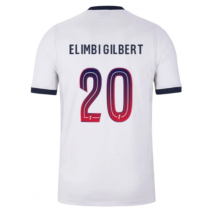 Danxen Herren Tara Elimbi Gilbert #20 Weiß Schwarz Rot Auswärtstrikot Trikot 2026/27 T-Shirt Schweiz