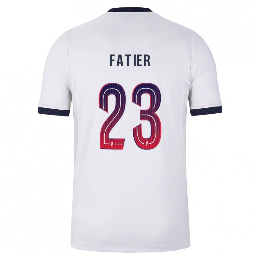 Danxen Herren Noémie Fatier #23 Weiß Schwarz Rot Auswärtstrikot Trikot 2026/27 T-Shirt Schweiz
