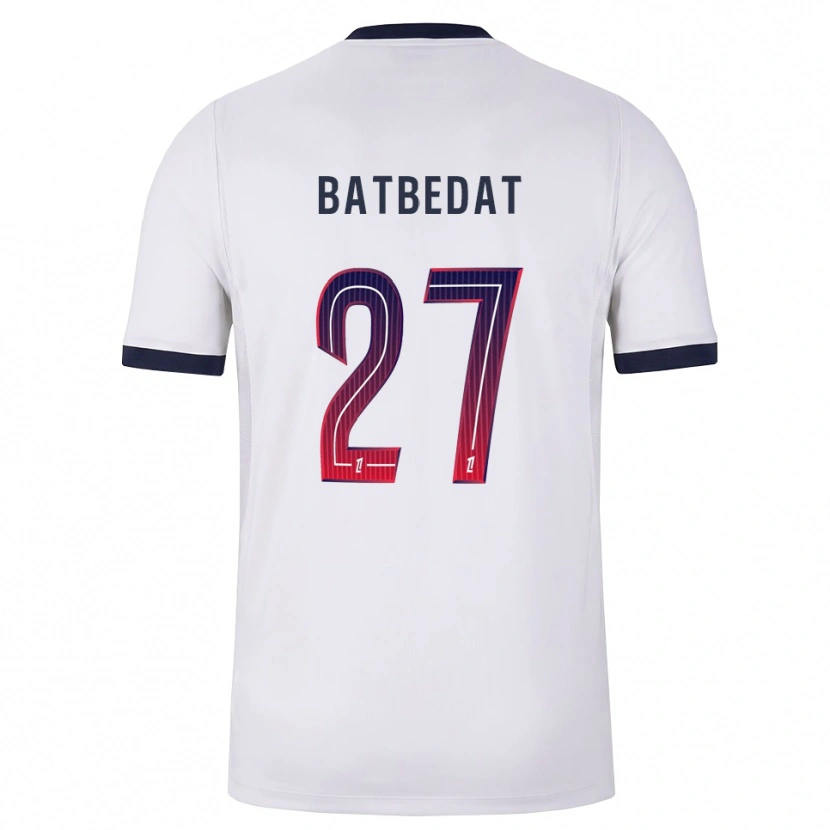 Danxen Herren Lucas Batbedat #27 Weiß Schwarz Rot Auswärtstrikot Trikot 2026/27 T-Shirt Schweiz