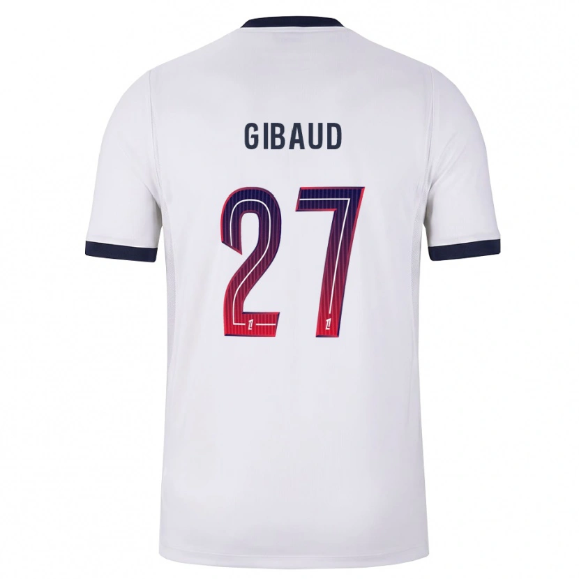 Danxen Herren Pierre Gibaud #27 Weiß Schwarz Rot Auswärtstrikot Trikot 2026/27 T-Shirt Schweiz