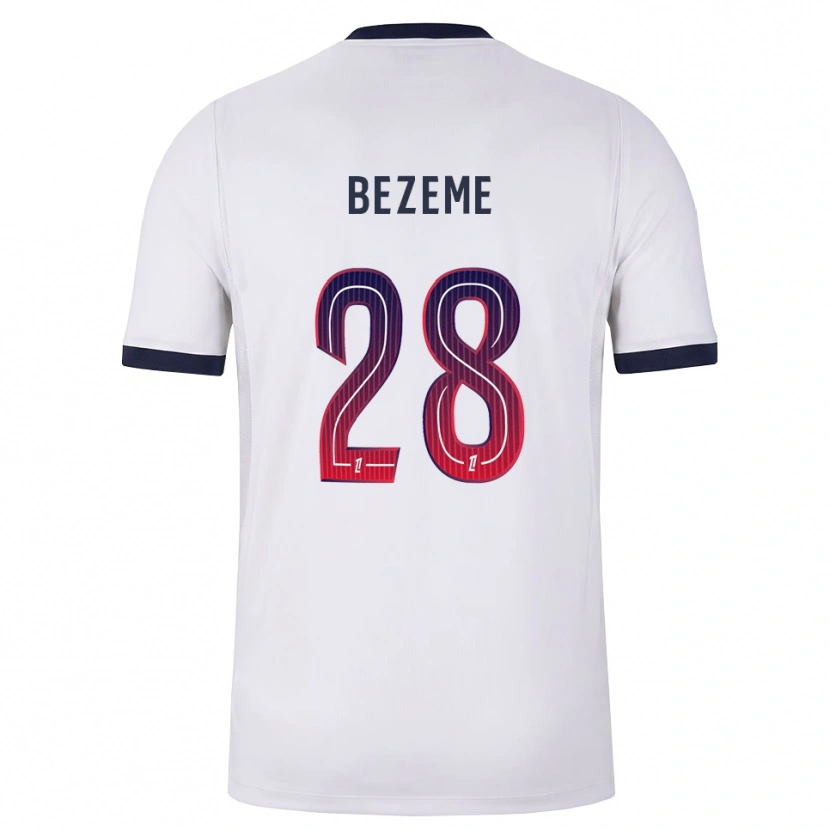 Danxen Herren Noa Bezeme #28 Weiß Schwarz Rot Auswärtstrikot Trikot 2026/27 T-Shirt Schweiz