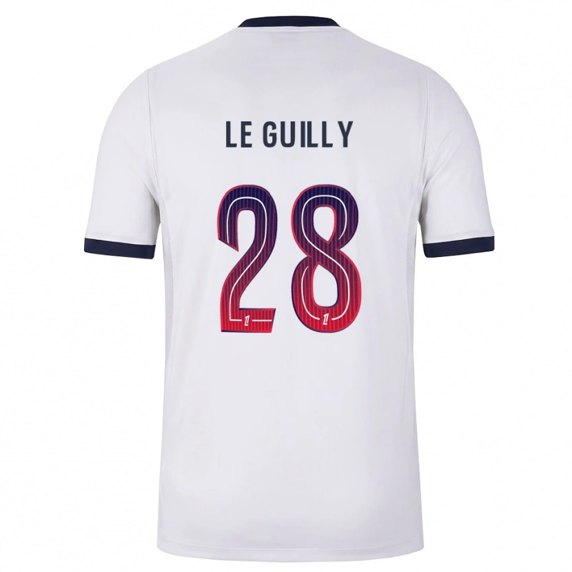 Danxen Herren Jade Le Guilly #28 Weiß Schwarz Rot Auswärtstrikot Trikot 2026/27 T-Shirt Schweiz