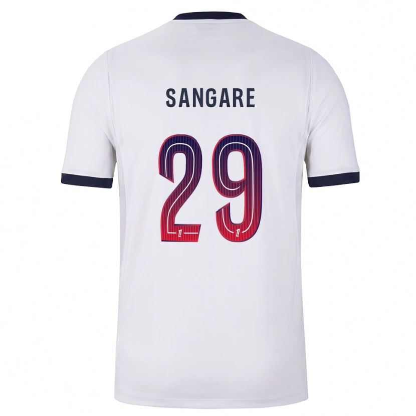 Danxen Herren Hawa Sangare #29 Weiß Schwarz Rot Auswärtstrikot Trikot 2026/27 T-Shirt Schweiz