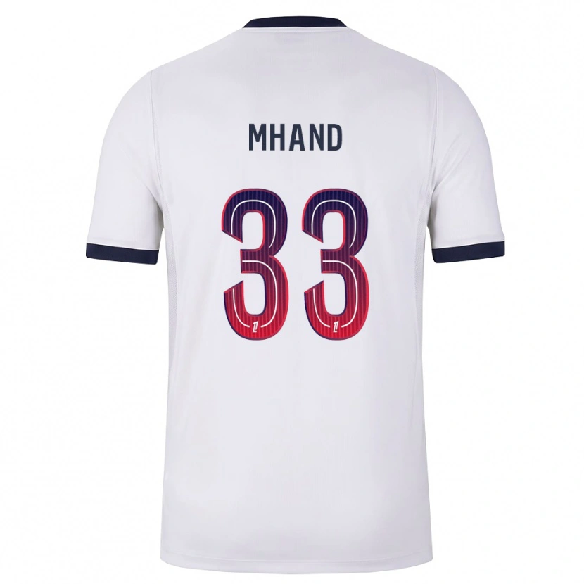 Danxen Herren Ilian Mhand #33 Weiß Schwarz Rot Auswärtstrikot Trikot 2026/27 T-Shirt Schweiz