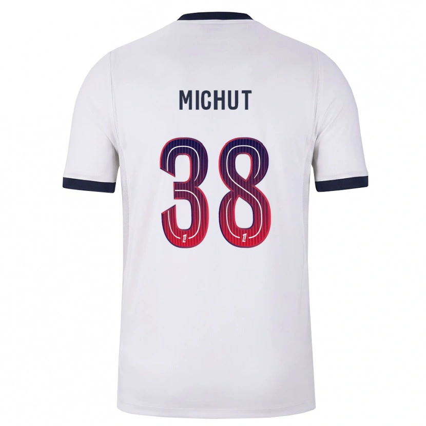Danxen Herren Edouard Michut #38 Weiß Schwarz Rot Auswärtstrikot Trikot 2026/27 T-Shirt Schweiz