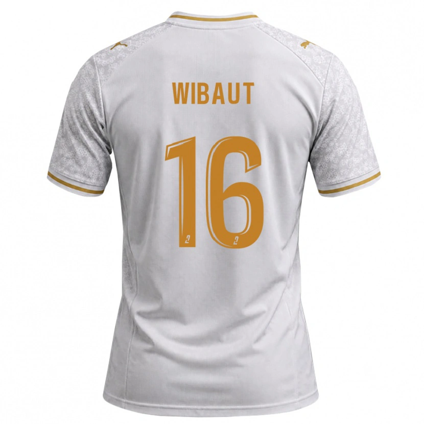 Danxen Herren Clara Wibaut #16 Weiß Grau Goldrute Auswärtstrikot Trikot 2026/27 T-Shirt Schweiz