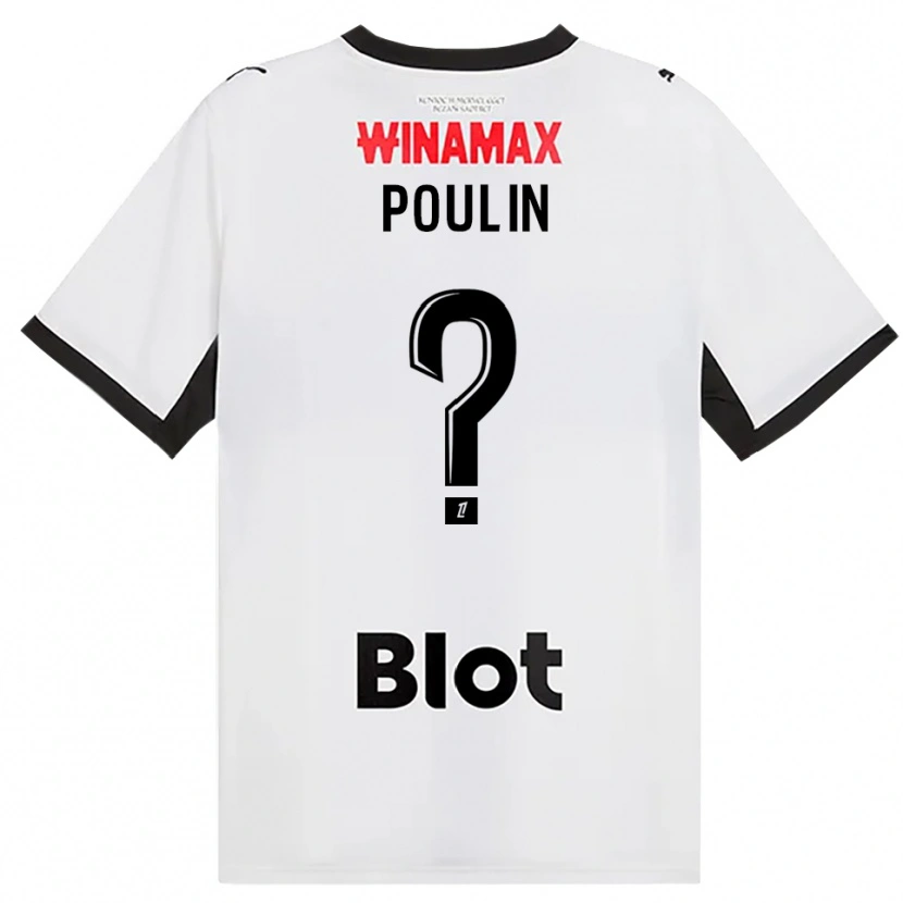 Danxen Herren Liam Poulin #0 Schwarz Weiß Rot Auswärtstrikot Trikot 2026/27 T-Shirt Schweiz