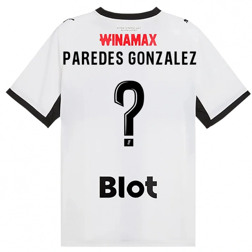 Danxen Herren Maxime Paredes Gonzalez #0 Schwarz Weiß Rot Auswärtstrikot Trikot 2026/27 T-Shirt Schweiz