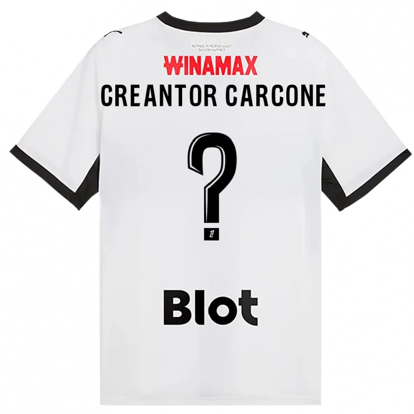 Danxen Herren Marlon Creantor Carcone #0 Schwarz Weiß Rot Auswärtstrikot Trikot 2026/27 T-Shirt Schweiz