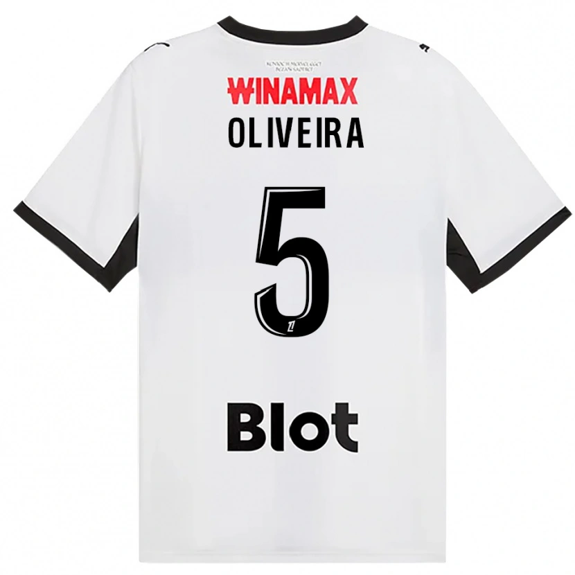 Danxen Herren Gonçalo Oliveira #5 Schwarz Weiß Rot Auswärtstrikot Trikot 2026/27 T-Shirt Schweiz