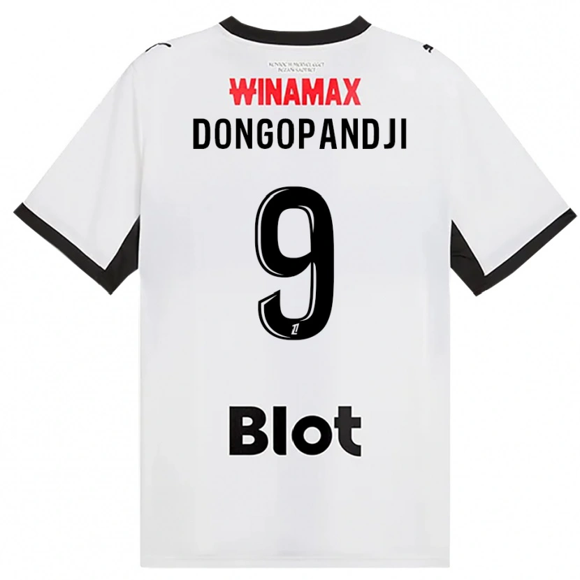 Danxen Herren Kelvin Dongopandji #9 Schwarz Weiß Rot Auswärtstrikot Trikot 2026/27 T-Shirt Schweiz