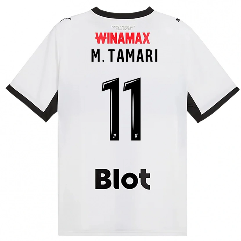 Danxen Herren Mousa Al-Tamari #11 Schwarz Weiß Rot Auswärtstrikot Trikot 2026/27 T-Shirt Schweiz