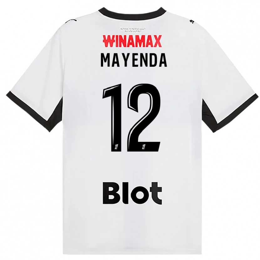 Danxen Herren Eliezer Mayenda #12 Schwarz Weiß Rot Auswärtstrikot Trikot 2026/27 T-Shirt Schweiz