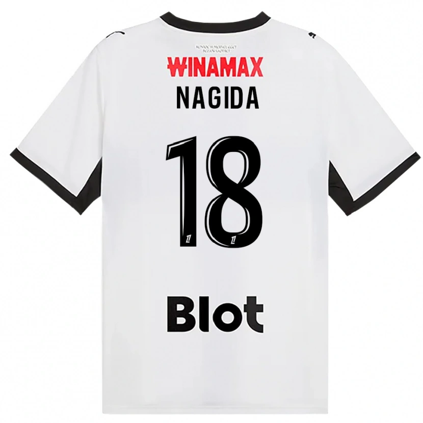 Danxen Herren Mahamadou Nagida #18 Schwarz Weiß Rot Auswärtstrikot Trikot 2026/27 T-Shirt Schweiz