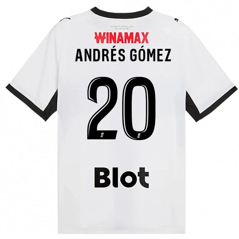 Danxen Herren Carlos Andrés Gómez #20 Schwarz Weiß Rot Auswärtstrikot Trikot 2026/27 T-Shirt Schweiz