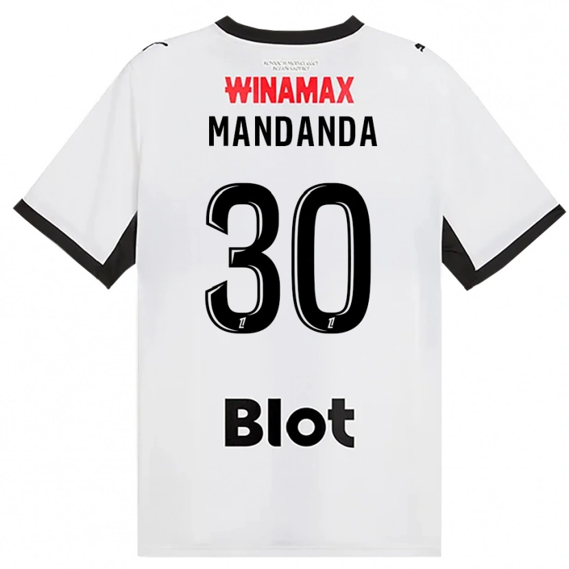 Danxen Herren Steve Mandanda #30 Schwarz Weiß Rot Auswärtstrikot Trikot 2026/27 T-Shirt Schweiz