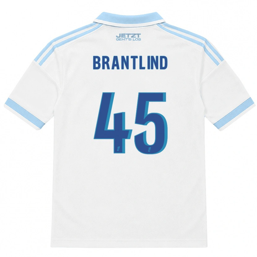 Danxen Herren Benjamin Brantlind #45 Hellblau Weiß Rot Auswärtstrikot Trikot 2026/27 T-Shirt Schweiz