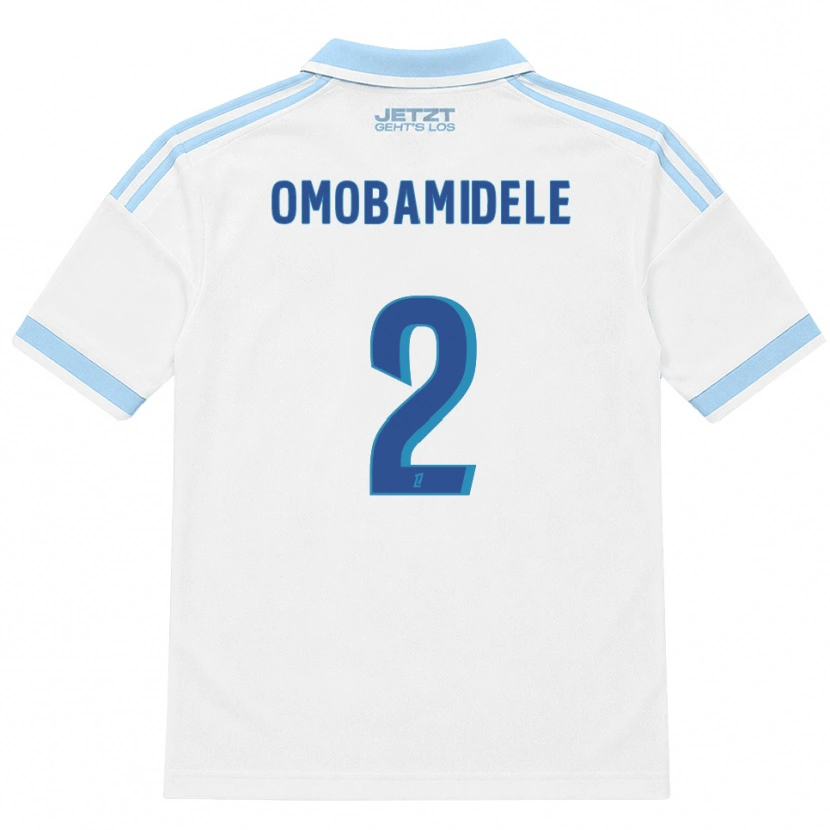 Danxen Herren Andrew Omobamidele #2 Hellblau Weiß Rot Auswärtstrikot Trikot 2026/27 T-Shirt Schweiz