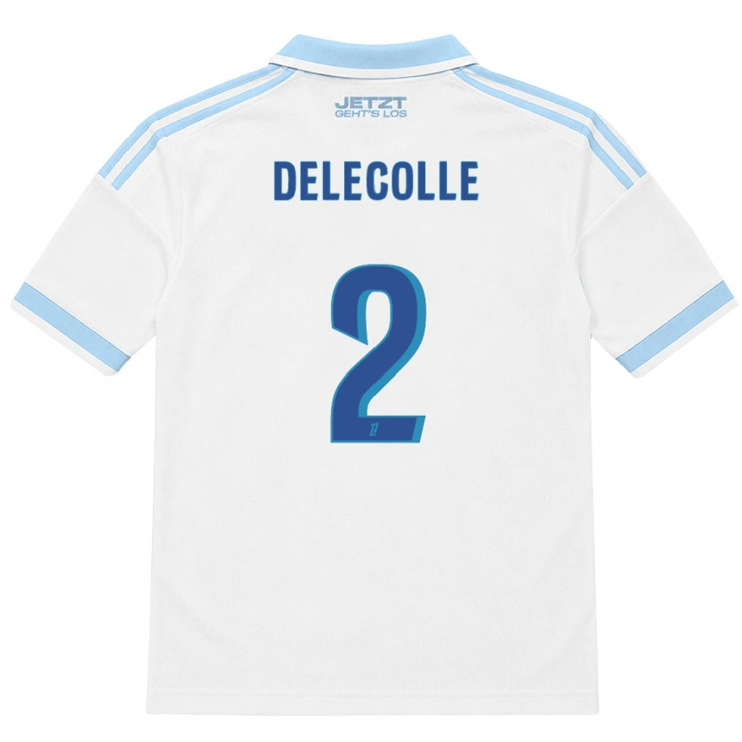 Danxen Herren Timéo Delecolle #2 Hellblau Weiß Rot Auswärtstrikot Trikot 2026/27 T-Shirt Schweiz