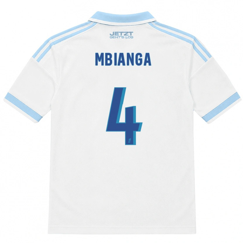 Danxen Herren Yvan Mbianga #4 Hellblau Weiß Rot Auswärtstrikot Trikot 2026/27 T-Shirt Schweiz