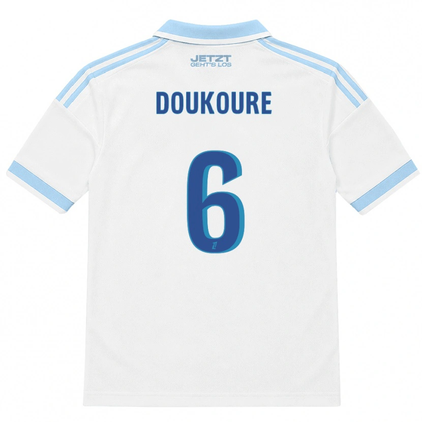 Danxen Herren Ismaël Doukouré #6 Hellblau Weiß Rot Auswärtstrikot Trikot 2026/27 T-Shirt Schweiz