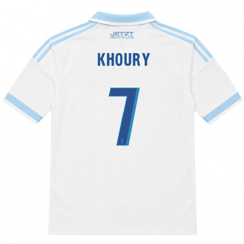 Danxen Herren Pilar Khoury #7 Hellblau Weiß Rot Auswärtstrikot Trikot 2026/27 T-Shirt Schweiz