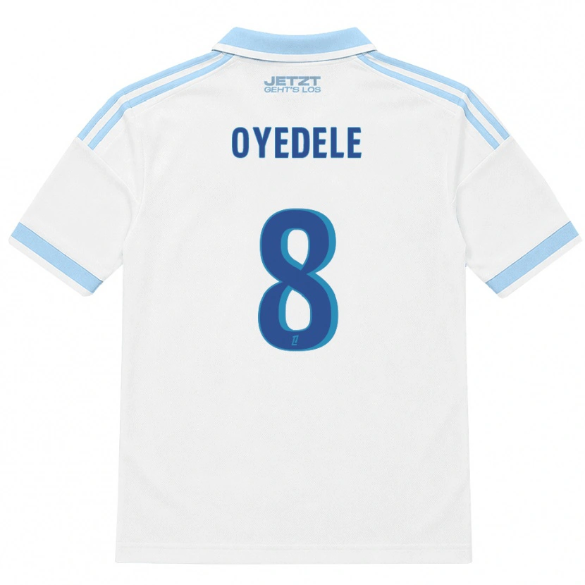 Danxen Herren Maxi Oyedele #8 Hellblau Weiß Rot Auswärtstrikot Trikot 2026/27 T-Shirt Schweiz