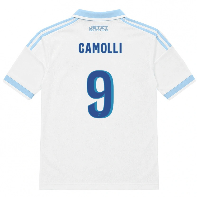Danxen Herren Benjamin Camolli #9 Hellblau Weiß Rot Auswärtstrikot Trikot 2026/27 T-Shirt Schweiz