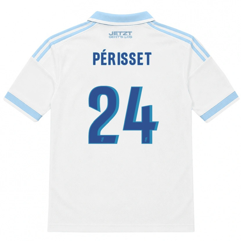 Danxen Herren Ève Périsset #24 Hellblau Weiß Rot Auswärtstrikot Trikot 2026/27 T-Shirt Schweiz