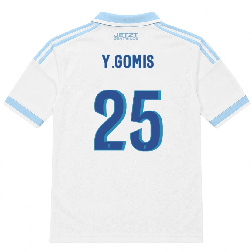 Danxen Herren Yoni Gomis #25 Hellblau Weiß Rot Auswärtstrikot Trikot 2026/27 T-Shirt Schweiz