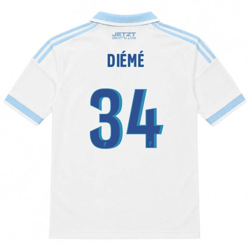 Danxen Herren Yaya Diémé #34 Hellblau Weiß Rot Auswärtstrikot Trikot 2026/27 T-Shirt Schweiz